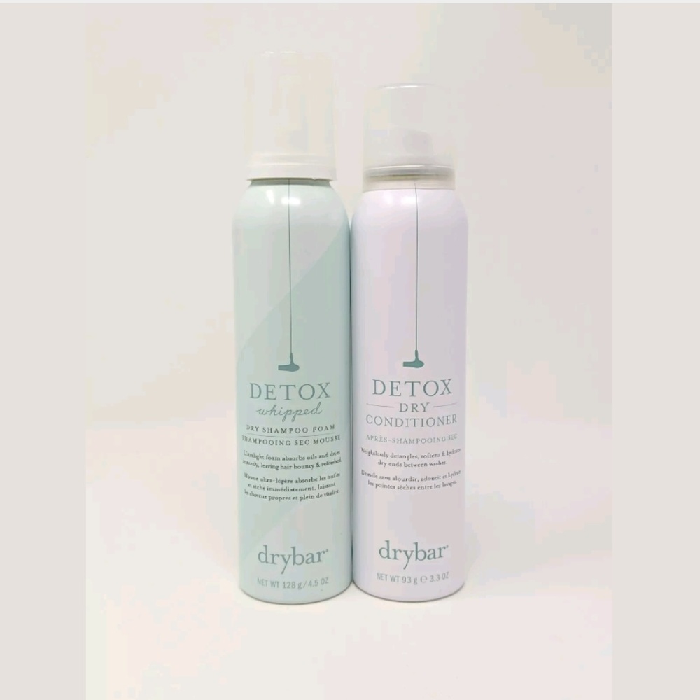 Drybar detox two piece dry shampoo and conditioner